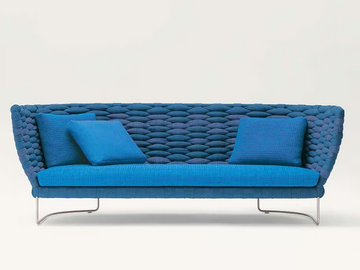 AMI - 3 seater polyester fibre sofa by Paola Lenti - view 3